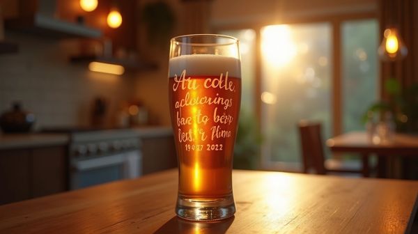 Personnalisez un verre à bière gravé pour chaque occasion