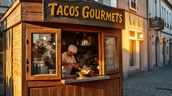 Savourez les tacos gourmets du kiosque à pizzas à lesneven